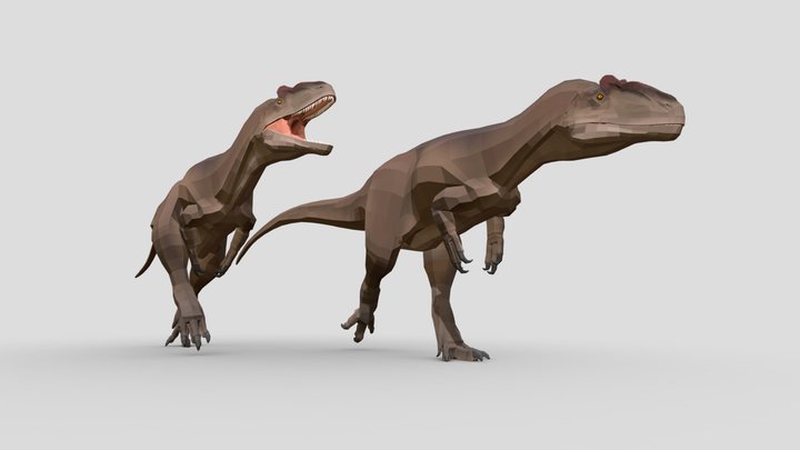 Allosaurus jimmadseni 3D Model