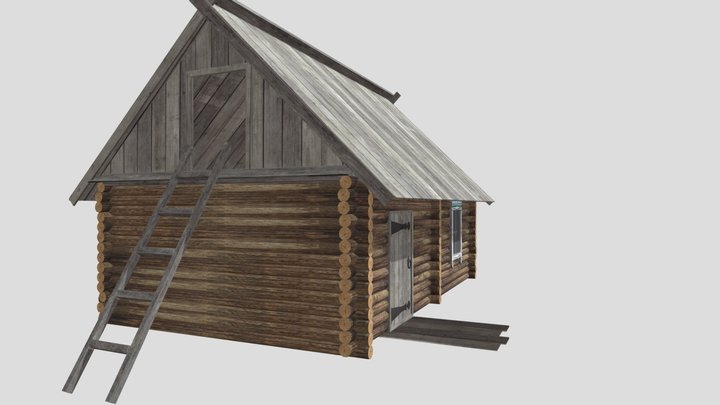 Wooden_hat_18-19sen 3D Model