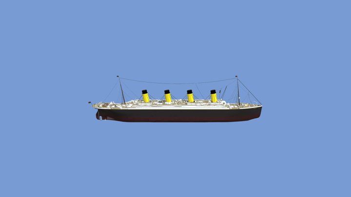 titanic 3D Model