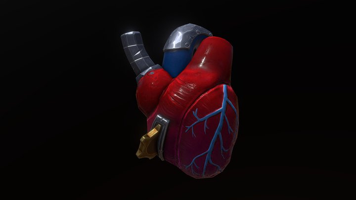 Sketchfab Heart 3D Model
