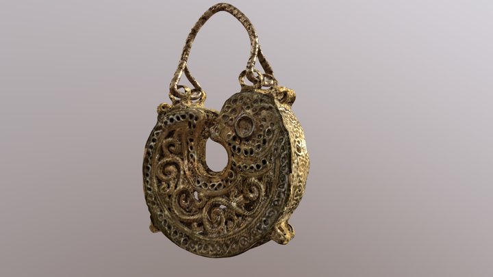 Earrings Costanza D Aragona 3D Model