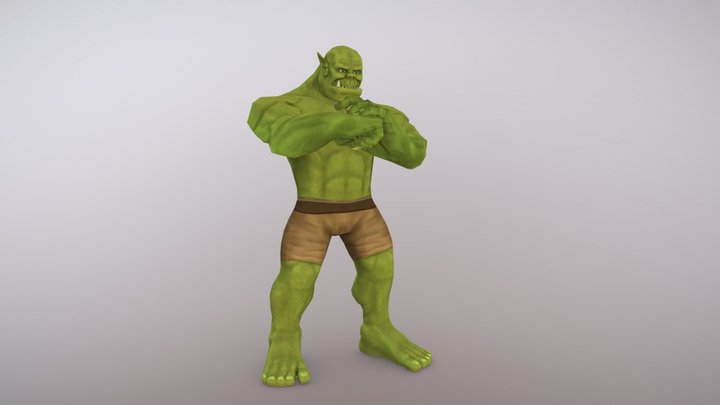 Fantasy Orc 3D Model