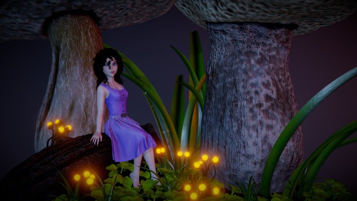 Thumbelina 3D Model