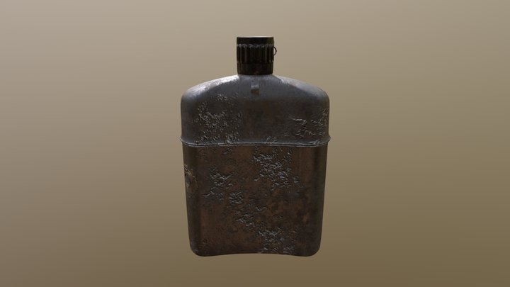 Ww1 Watercan 3D Model