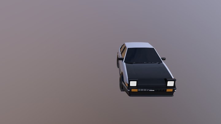 Toyota-AE86 3D Model