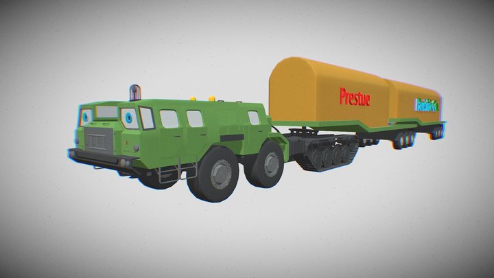 Cyrus-7410 / The Cars 1/ Chick hick s Father 3D Model