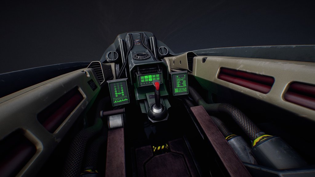 Spacefighter Cockpit (Wasp Interdictor)