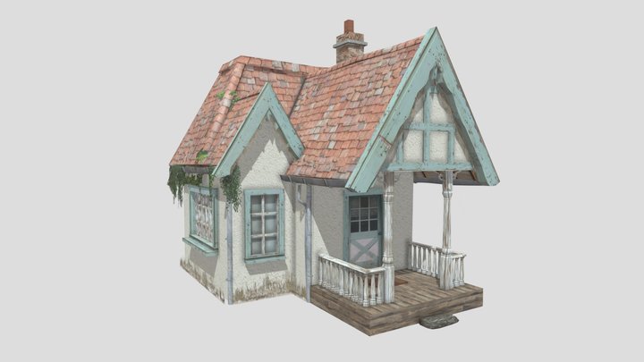 Grandma's house - House model 3D Model
