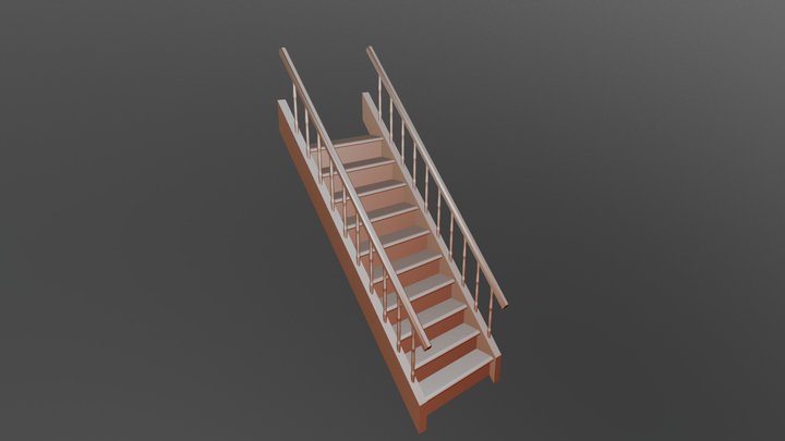 Лестница 3D Model