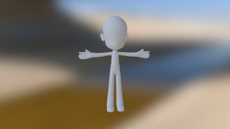 Personagem Básico 3D Model