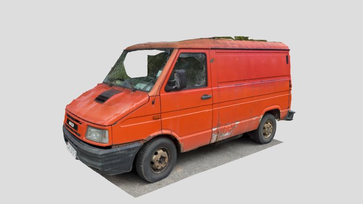 Iveco Daily II scan 3D Model