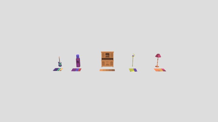 XYZ School - Blocking, Painting 3D Model
