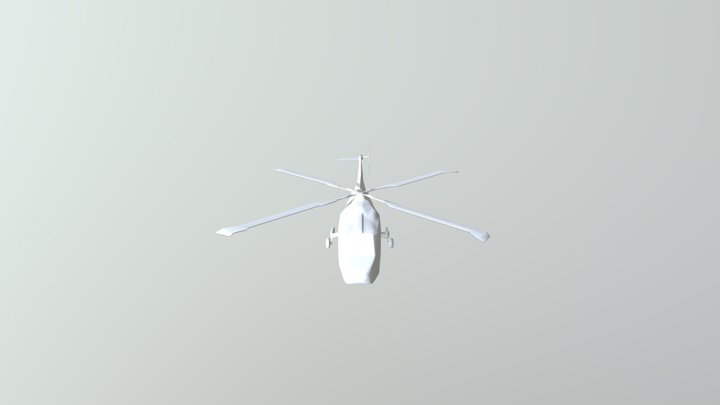 AH-9 Helicopter 3D Model