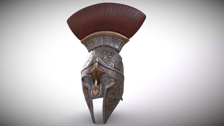 Helmet Roman Empire 3D Model
