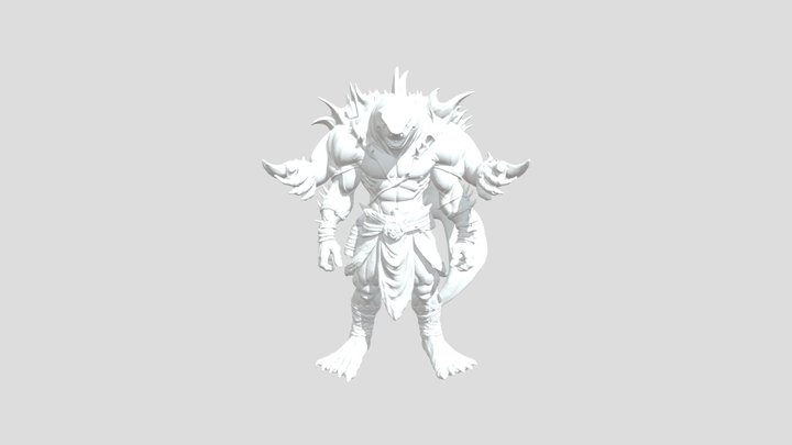 Shark Warrior - Finn Diesel 3D Model