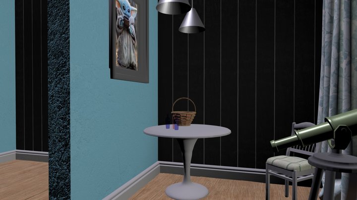 Simple room 3D Model