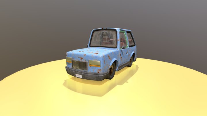 Stylized 3d Car 3D Model