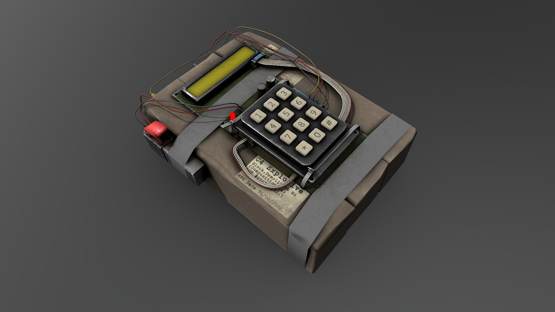 C4 Explosive 3D Model By Vadim2020 Maha Knox db50ce2 Sketchfab