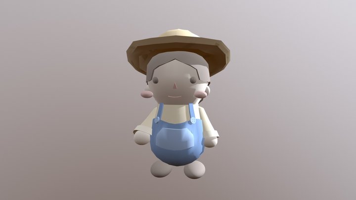 Suzie the farmer 3D Model