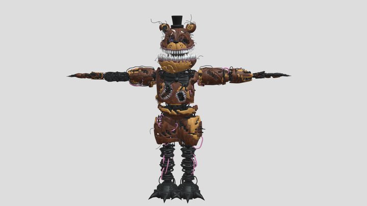 Corrupt Freddy 3D Model