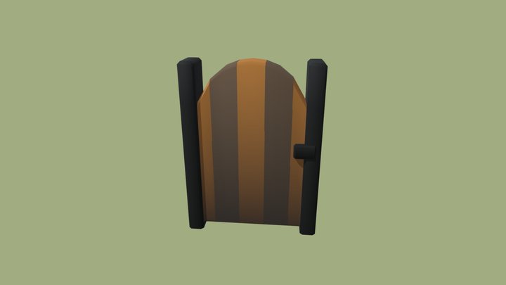 Suburban Gate 3D Model