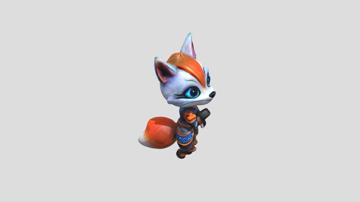 "GIGI"- The Little Female Fox Warrior (Animated)