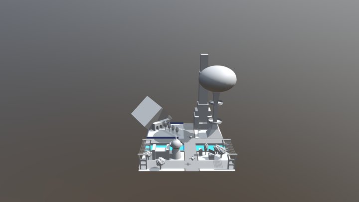 futurama_blocking 3D Model