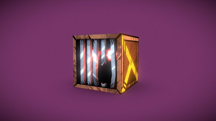 monster inside the box 3D Model