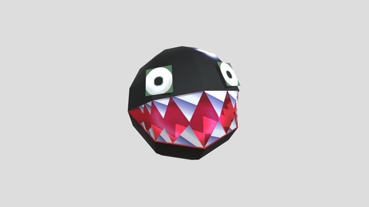 Chain Chomp (Better DETAILED) 3D Model