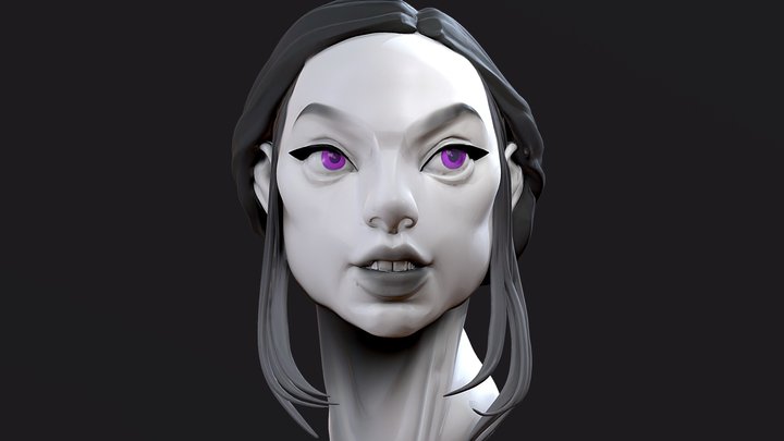 Portrait 4 (Tripo IA) – Modello 3D gratuito STL