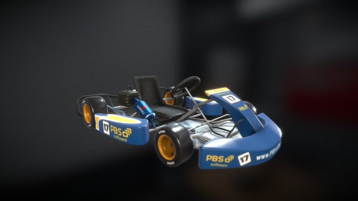 Go Kart 3D Model