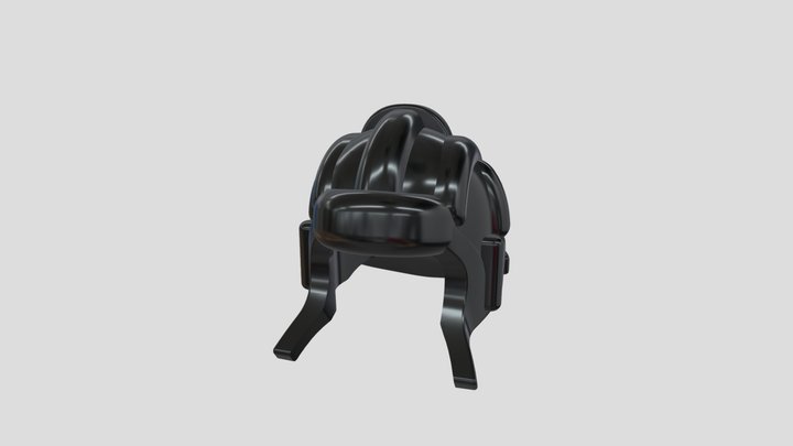 3D lego ww2 helmet 3d model matches real object 3D Model