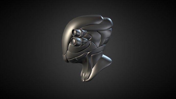 Cyborg Sketchfab 3D Model