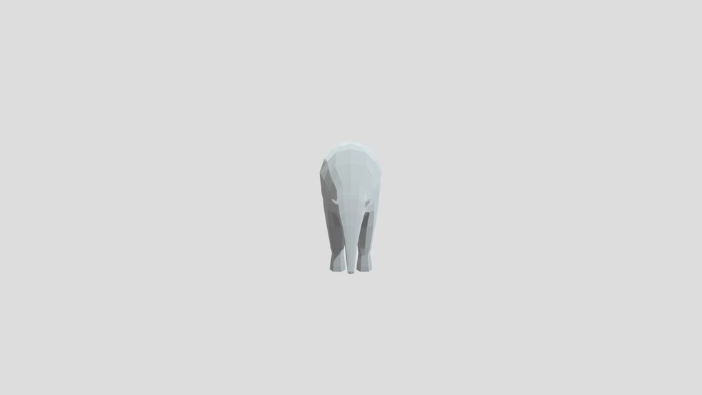 Low Poly Giant Anteater