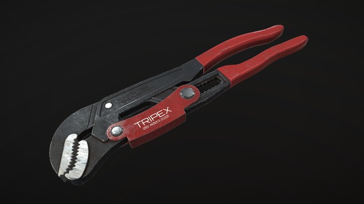 Game Asset Wrench 3D Model