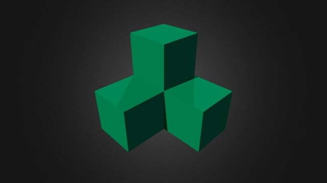 Puzzle Cube_Cyan Part_ER 3D Model