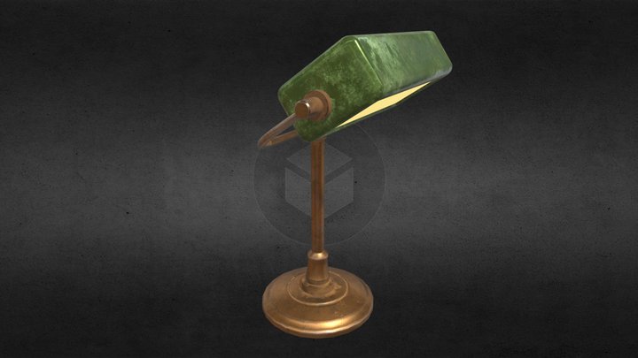 Classic Adjustable Table Lamp - PBR – Kostenloses 3D-Modell STL