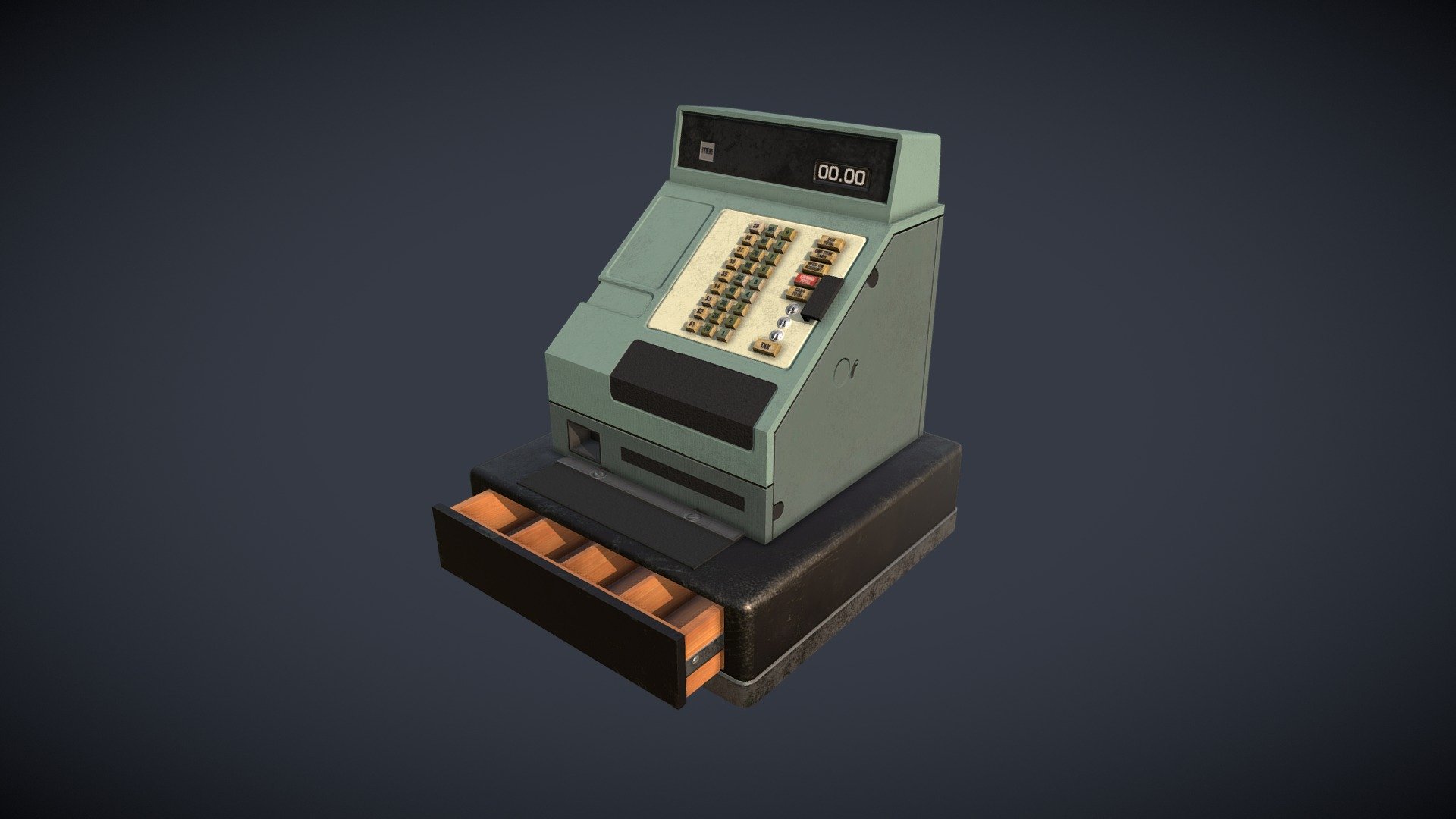 Cash Register 03 - 3D model by Staralfar [db58516] - Sketchfab