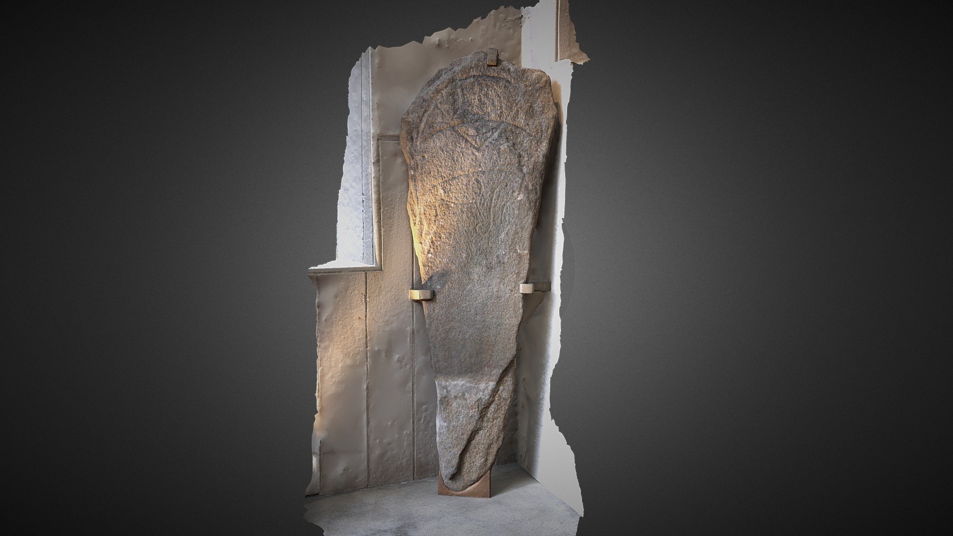 Pictish Symbol Stone No.4, Inveravon Kirk, Moray