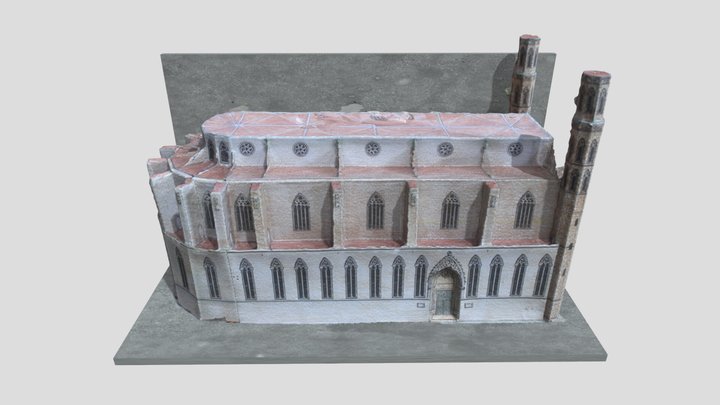 Iglesia Santa María del Mar 3D Model