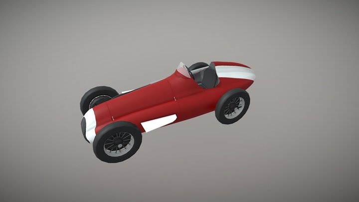 F1 Car - Alfa Romeo 1951 3D Model