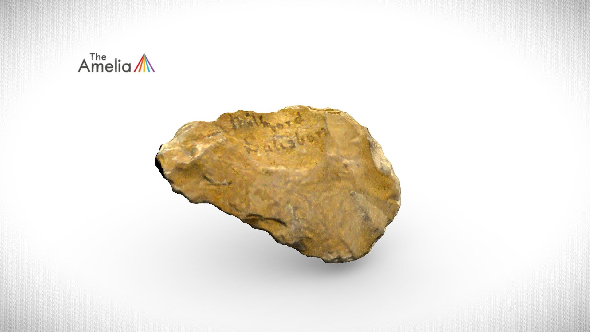 Paleolithic Flint Hand Axe - Download Free 3D model by The Amelia ...