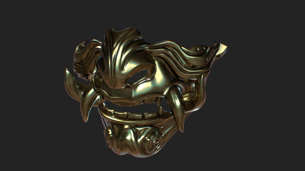 Samurai Mask Model 3