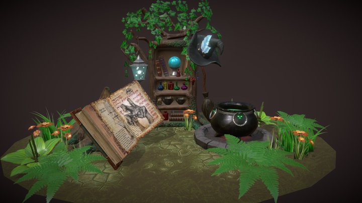 Witch's corner 3D Model