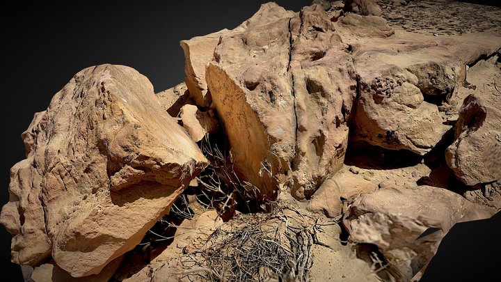 Volcanic Rock Formation, Ramon Crater, Israel