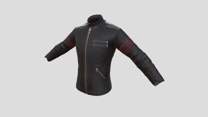 Biker Jacket 3D Model