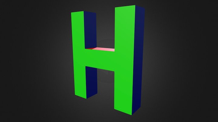 H 3D Model
