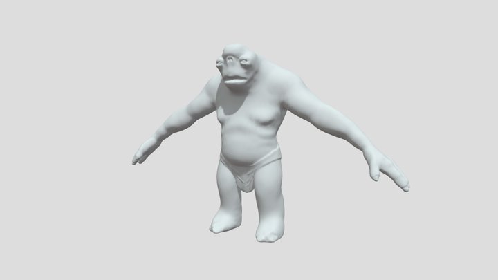 Cave Troll 3D Model