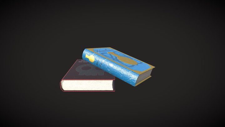 Book Art 3D Model