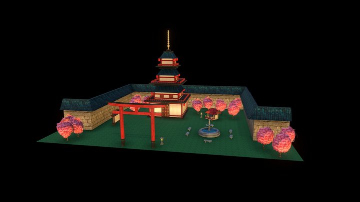 Japan environment  [九龍城砦] 3D Model